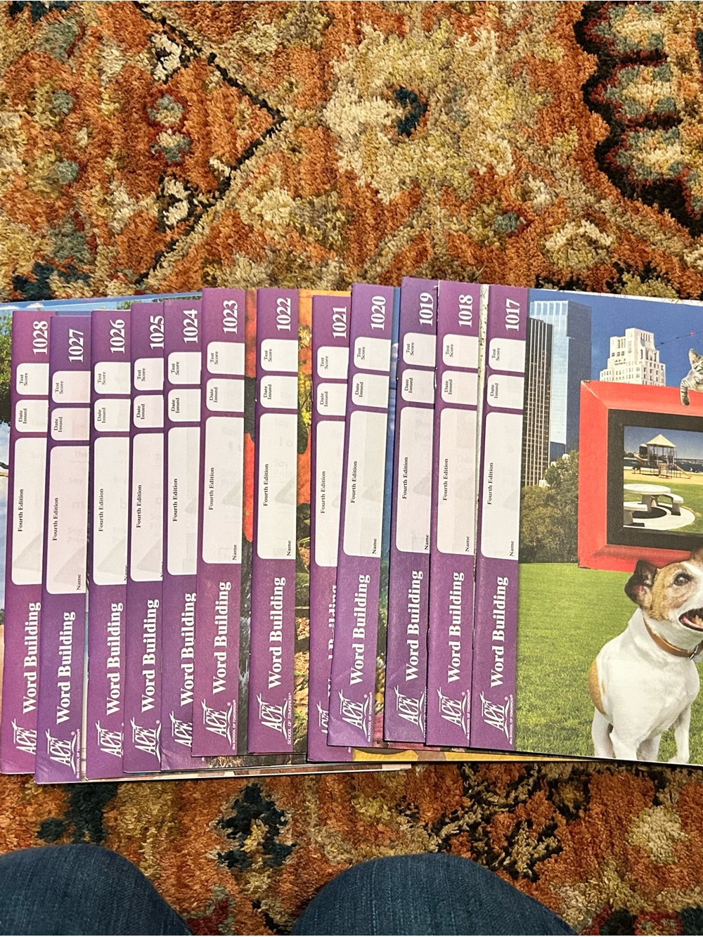 ACE School of Tomorrow Word Building Activity Booklets (1017-1030) 2nd grade